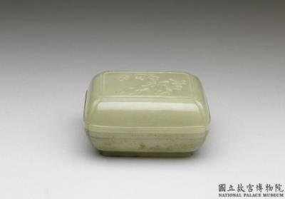 图片[3]-Jade rectangular box, Qing dynasty (1644-1911)-China Archive